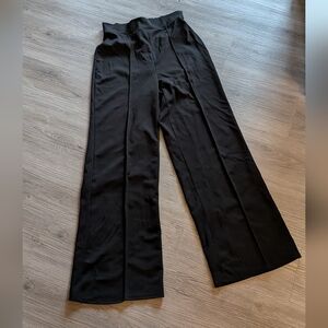Espresso Black Wide-Leg Women's Pants